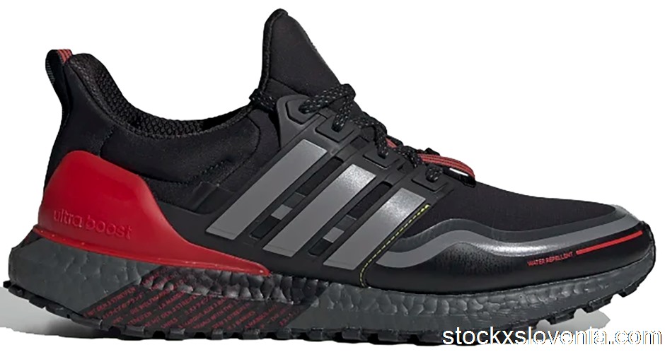 Outlet adidas Ultra Boost Guard Black Grey Scarlet FU9464