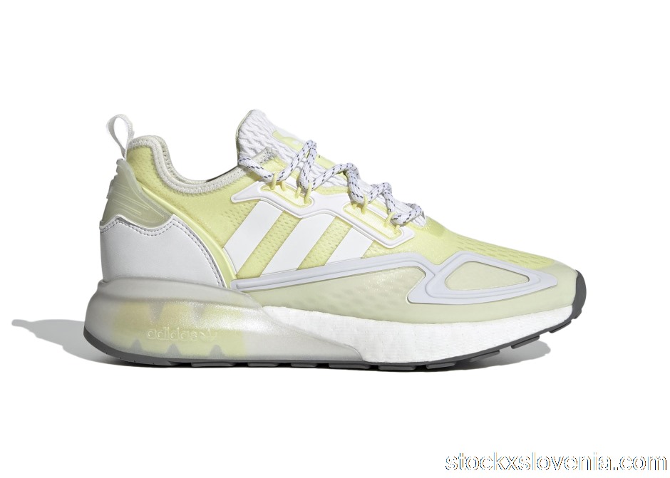 Outlet adidas ZX 2K Boost White Yellow Tint (W) GX2711