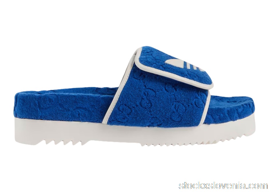 Outlet adidas x Gucci GG Platform Sandal Blue 702412UU0104160